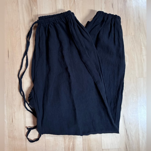 Boheme Linen Harem Pants Size 1 - Picture 3 of 3
